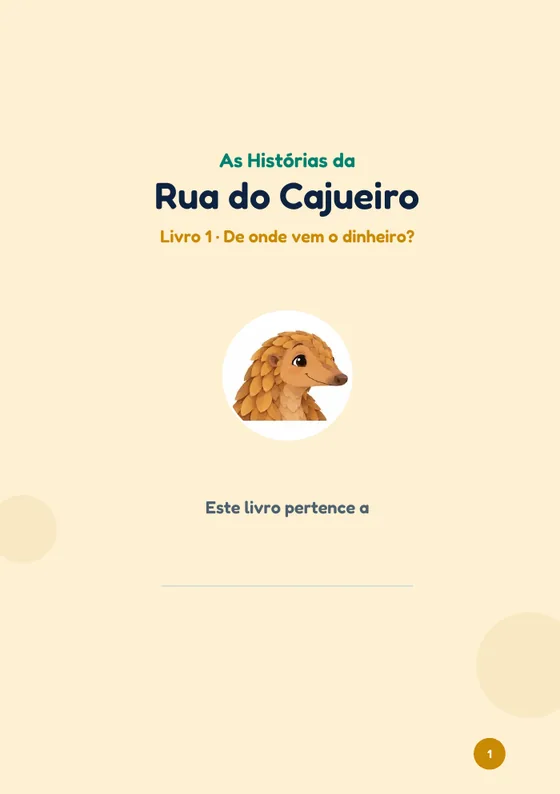 Página «Este livro pertence a»