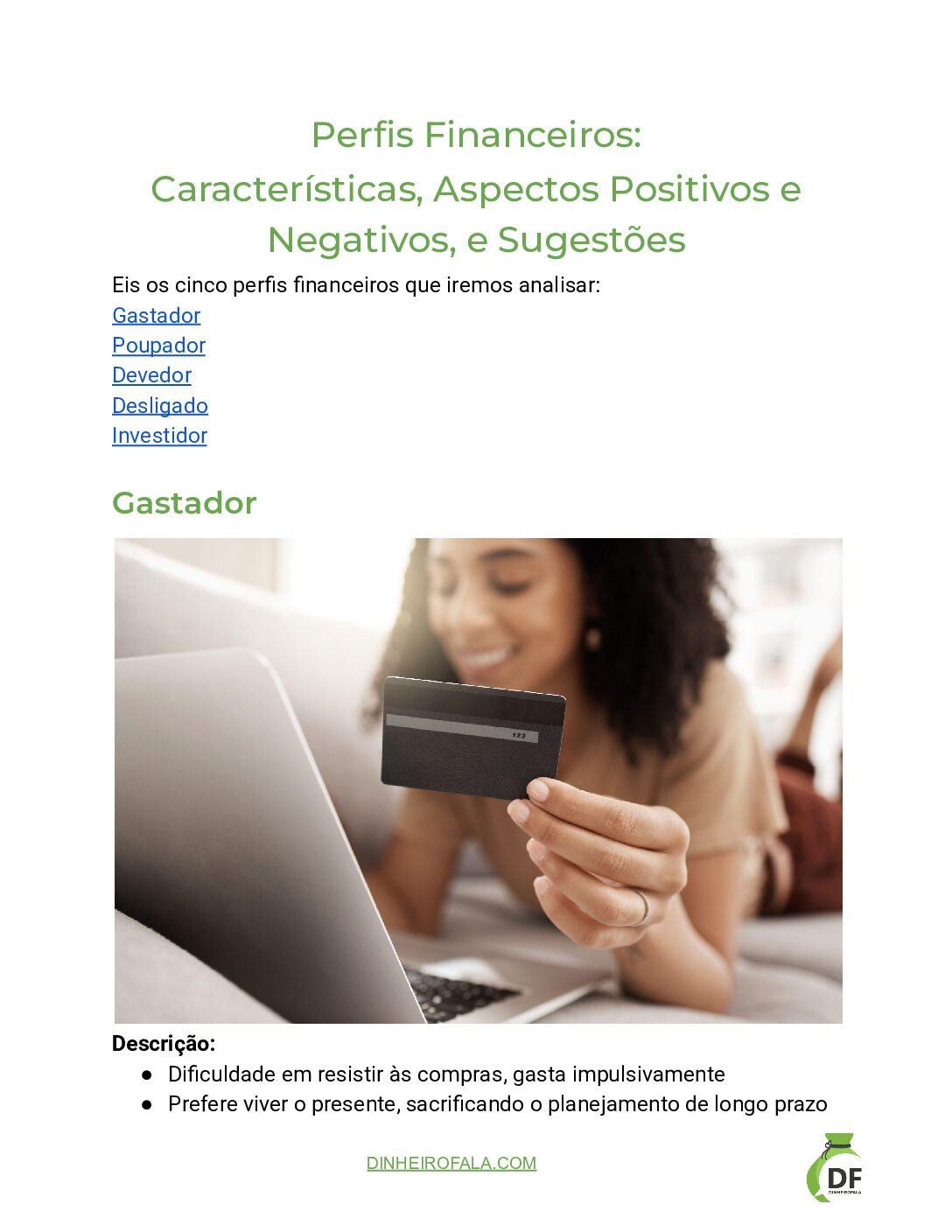 Perfis Financeiros
