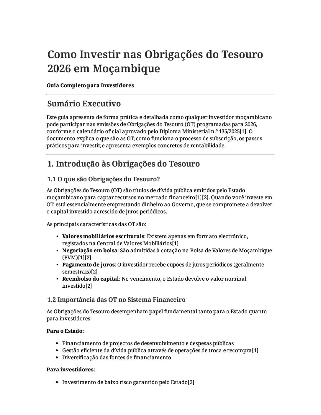 Guia Obrigações Tesouro 2026