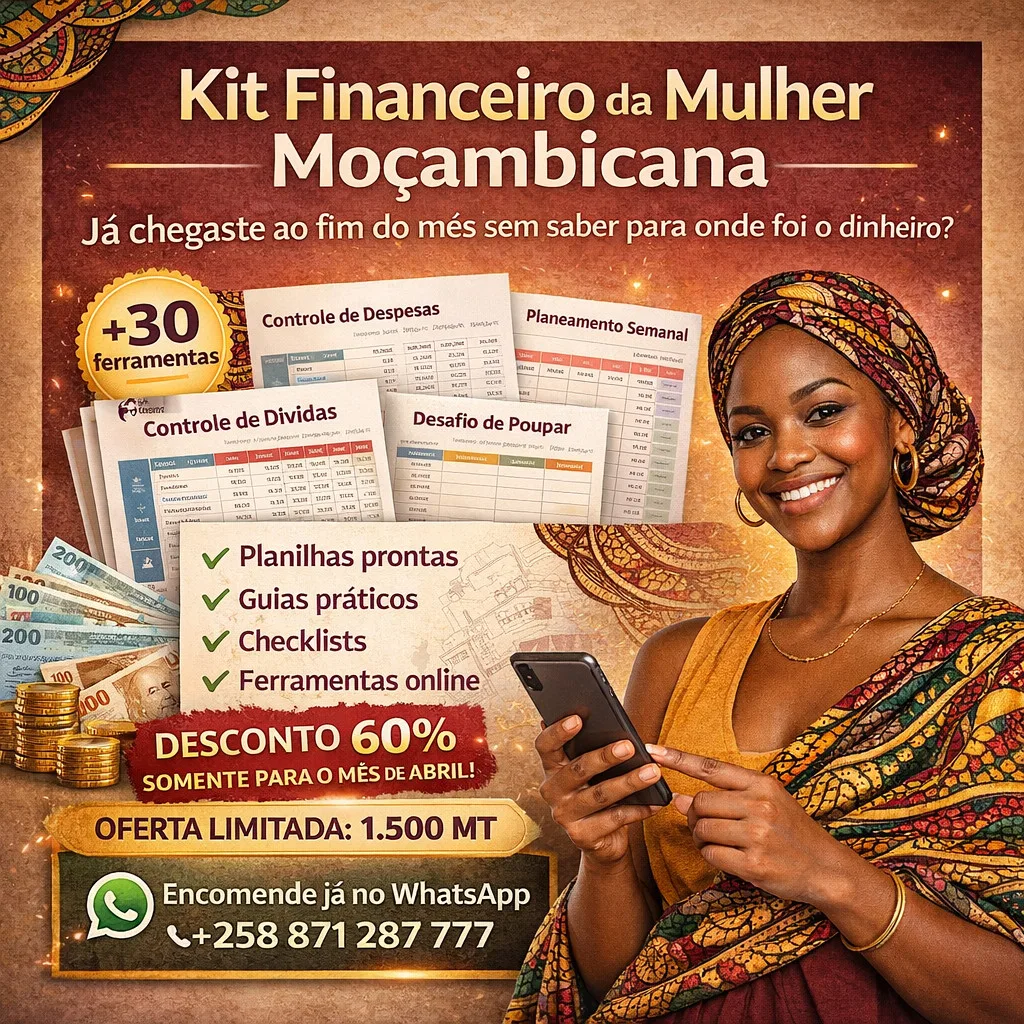 Kit de Gestão Financeira Para Mulheres